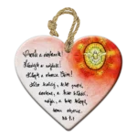 Závesné srdce – citát z Biblie Matúš 7,7