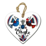 Závesné srdce - Vitajte