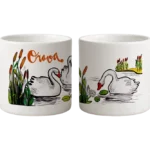 Presso šálka – Orava – jazero s labuťami