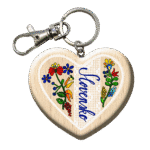 Drevená kľúčenka