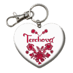 Drevená kľúčenka