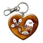 Drevená kľúčenka