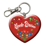 Drevená kľúčenka