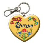 Drevená kľúčenka