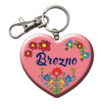 Drevená kľúčenka