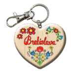 Drevená kľúčenka