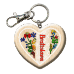 Drevená kľúčenka