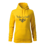 Dámska mikina s kapucňou vzor