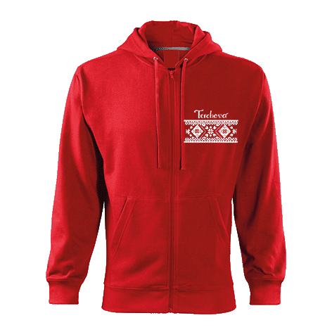 2974_105-svk-410-07-2-1.png Pánska mikina s kapucňou a zipsom Terchová červená – Obrázok 1