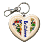 Drevená kľúčenka