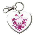 Drevená kľúčenka