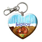 Drevená kľúčenka