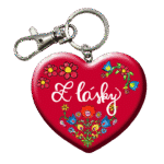 Drevená kľúčenka