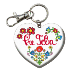 Drevená kľúčenka