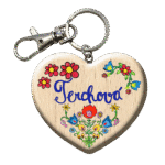 Drevená kľúčenka