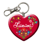 Drevená kľúčenka