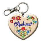 Drevená kľúčenka