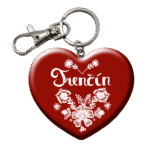 Drevená kľúčenka