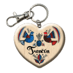 Drevená kľúčenka