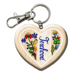 Drevená kľúčenka