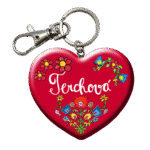 Drevená kľúčenka