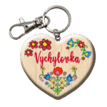 Drevená kľúčenka