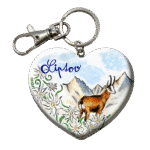 Drevená kľúčenka