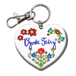 Drevená kľúčenka