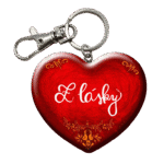 Drevená kľúčenka