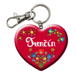 Drevená kľúčenka