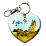 Drevená kľúčenka