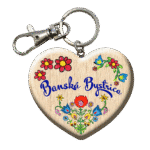 Drevená kľúčenka