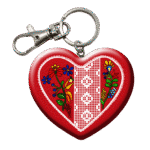 Drevená kľúčenka