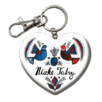 Drevená kľúčenka