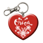 Drevená kľúčenka