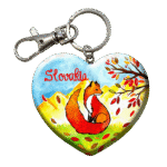 Drevená kľúčenka