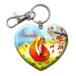 Drevená kľúčenka