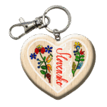 Drevená kľúčenka