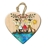 Závesné srdce - Maľovaní pltníci Slovensko