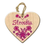 Závesné srdiečka Slovakia