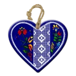 Závesné srdiečka – Ľudový vzor