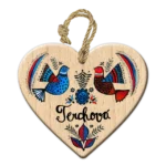 Závesné srdiečka Terchová motív holubíc