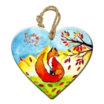 Závesné srdce - Vysoké Tatry, líška v jeseni