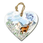 Drevené srdiečko – Vysoké Tatry – kamzík v prírode