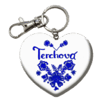 Drevená kľúčenka