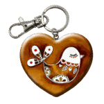 Drevená kľúčenka