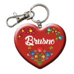 Drevená kľúčenka