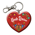 Drevená kľúčenka