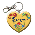 Drevená kľúčenka