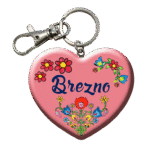 Drevená kľúčenka